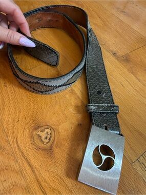 Vintage Nacona reptile, skin  belt